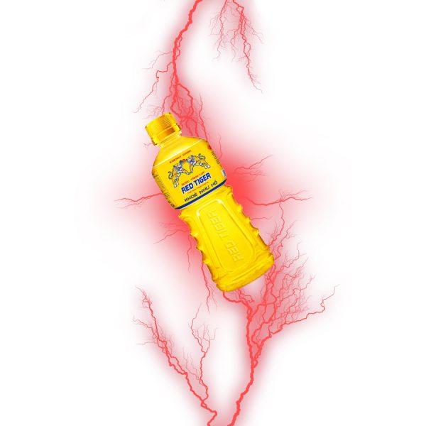 ENERGY DRINK RED TIGER YELLOW PLASTIC